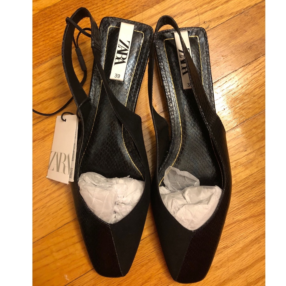 ZARA black flats